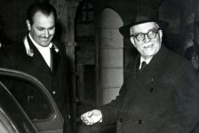 Meuccio Ruini, presidente della commissione dei 75 che aveva redatto il testo del 1948