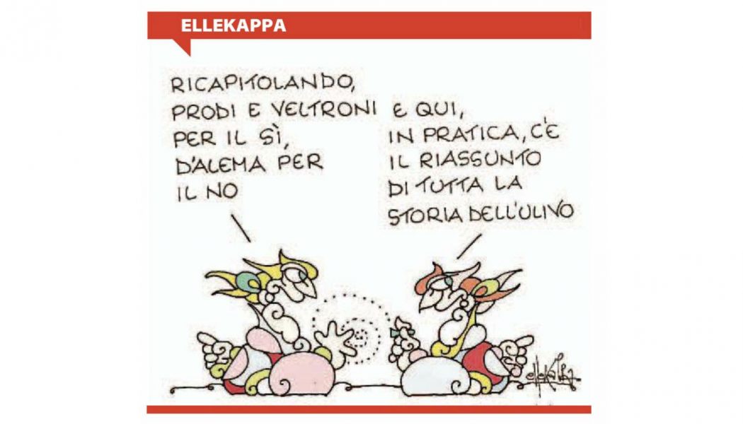 La storia de L’Ulivo di Ellekappa