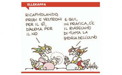 La storia de L’Ulivo di Ellekappa